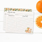 Oranje zomerfruit personaliseren familie recept Ka