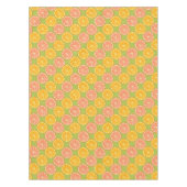 Oranje zomergroen tafelkleed (Voorkant)