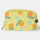 Oranje zomergroen toilettasje (Achterkant)