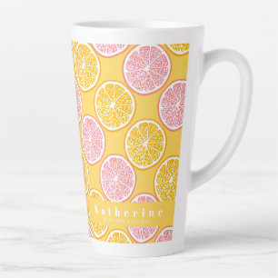 Oranje zomermosterd latte mok
