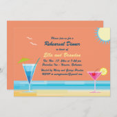 Oranje zomerrepetitie - uitnodiging (Voorkant / Achterkant)