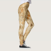 Oranje Zomerzeemeermin Schalen Glam #1 Leggings (Rechts)