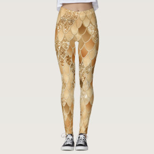 Oranje Zomerzeemeermin Schalen Glam #1 Leggings