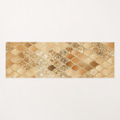 Oranje Zomerzeemeermin Schalen Glam #1 Yogamat (Voorkant (horizontaal))