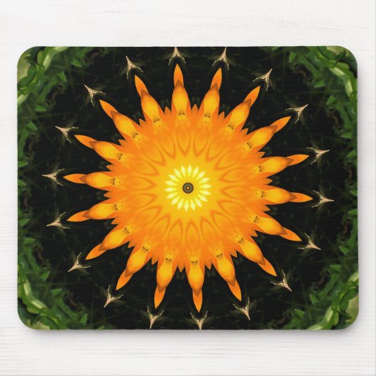 Oranje zon muismat (Voorkant)