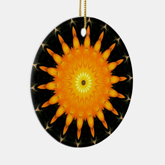 Oranje zon Ornament (Rechts)