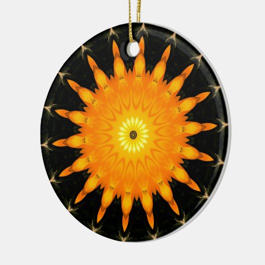 Oranje zon Ornament (Links)