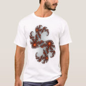 Oranje zonnebarst t-shirt (Voorkant)