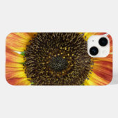 Oranje zonnebloem Case-Mate iPhone case (Achterkant (horizontaal))