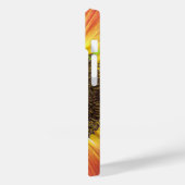 Oranje zonnebloem Case-Mate iPhone case (Achterkant / Links)