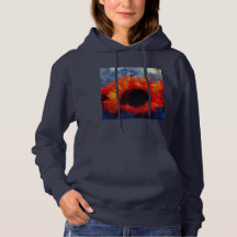 Oranje zonnebloem Hoodie Sweatshirt of T-shirt