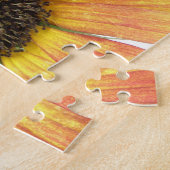 Oranje zonnebloem Puzzle Legpuzzel (Zijkant)