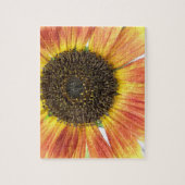 Oranje zonnebloem Puzzle Legpuzzel (Verticaal)