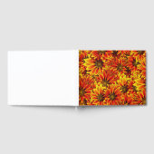 Oranje zonnebloemen gastenboek (Volledig)