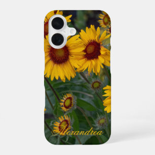 Oranje Zonnebloemen – Helder Zomer Fotografie iPhone 16 Hoesje