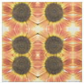 Oranje zonnebloempitten stof (Swatch)