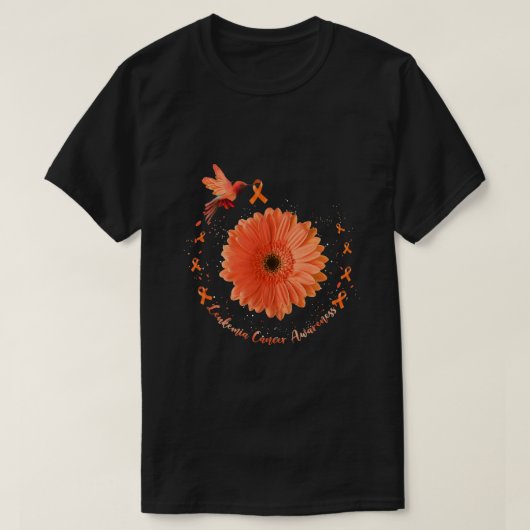 Oranje zonnebloempitten - Zonnebloem - Kankerziekt T-shirt (Design voorkant)