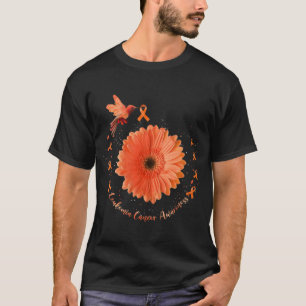 Oranje zonnebloempitten - Zonnebloem - Kankerziekt T-shirt