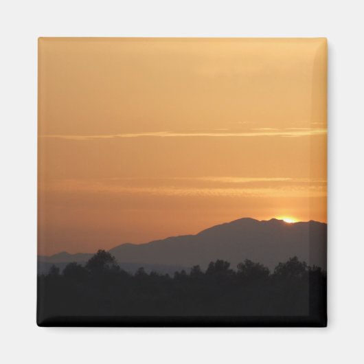 Oranje zonnebrandmiddel Magnet (Voorkant)
