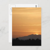 Oranje ZonneBriefkaart Briefkaart (Voorkant / Achterkant)