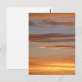 Oranje ZonneBriefkaart Briefkaart (Voorkant / Achterkant)