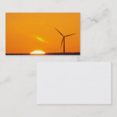 Oranje ZonneVisitekaartje Visitekaartje (Voorkant / Achterkant)