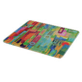 Oranje Zonnezonne-energie 6 x 7 Deco Glazen Raad Snijplank (Hoek)