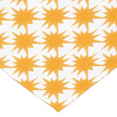 Oranje zonnige zonnesonne-energie korte tafelloper (Hoek)