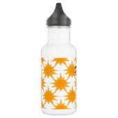 Oranje zonnige zonnesonne-energie waterfles  (Links)