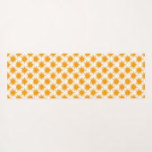 Oranje zonnige zonnesonne-energie yogamat (Achterkant (horizontaal))