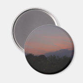 Oranje zonsondergang magneet (Voorkant / Achterkant)