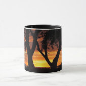 Oranje zonsondergang mok (Midden)