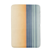 Oranje zonsondergang over blauwe oceaangolven badmat (Voorkant Verticaal)