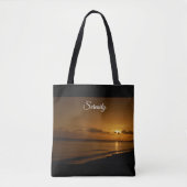 Oranje zonsondergang tote bag (Voorkant)