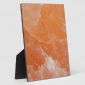 Oranje zoutsteen fotoplaat (Zijkant)