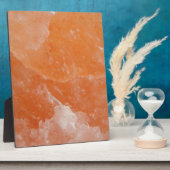 Oranje zoutsteen fotoplaat (Zijkant)