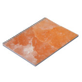 Oranje zoutsteen notitieboek (Linkerzijde)