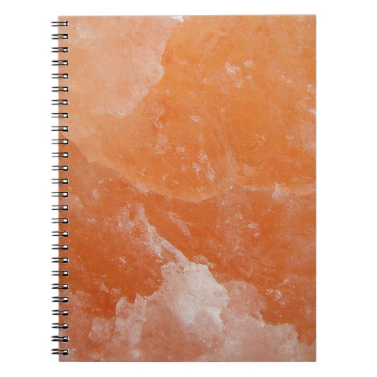 Oranje zoutsteen notitieboek (Voorkant)