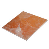 Oranje zoutsteen tegeltje (Zijkant)