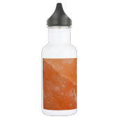 Oranje zoutsteen waterfles  (Links)