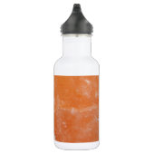 Oranje zoutsteen waterfles  (Rechts)