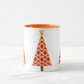 Oranje Zuidwestelijke kerstboom Mok (Midden)