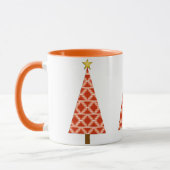 Oranje Zuidwestelijke kerstboom Mok (Links)