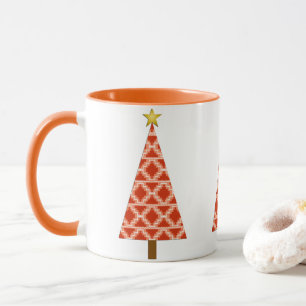 Oranje Zuidwestelijke kerstboom Mok