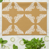 Oranje zustkunst en ambachten theedoek (Gevouwen)