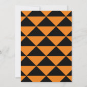 Oranje Zwart Afstudeerder, Vet Afstuderen Kaart (Achterkant)