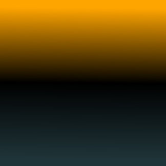 ORANJE ZWART BLUEGREEN Origineel Verloopcanvas L Canvas Afdruk