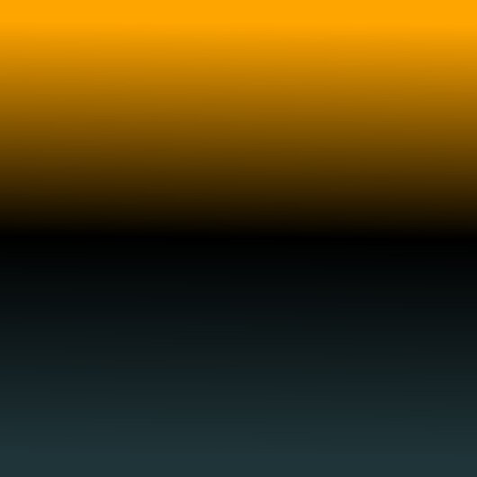 ORANJE ZWART BLUEGREEN Origineel Verloopcanvas L Canvas Afdruk