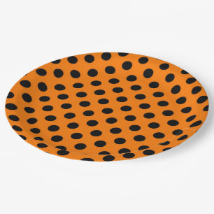 Oranje zwart bord van vleerpapier