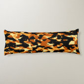 Oranje Zwart Camo Body Kussen (Achterkant)